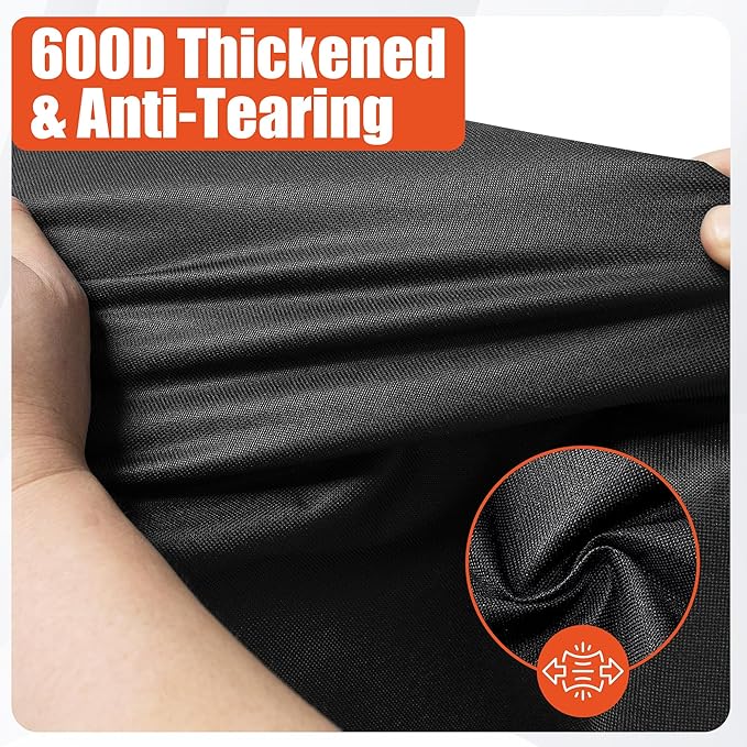 iCOVER Small Grill Cover 30 Inch, 600D Weatherproof BBQ Covers, Waterproof Outdoor Heavy Duty Protection for Gas Grills Smoker, Two Burner BBQ