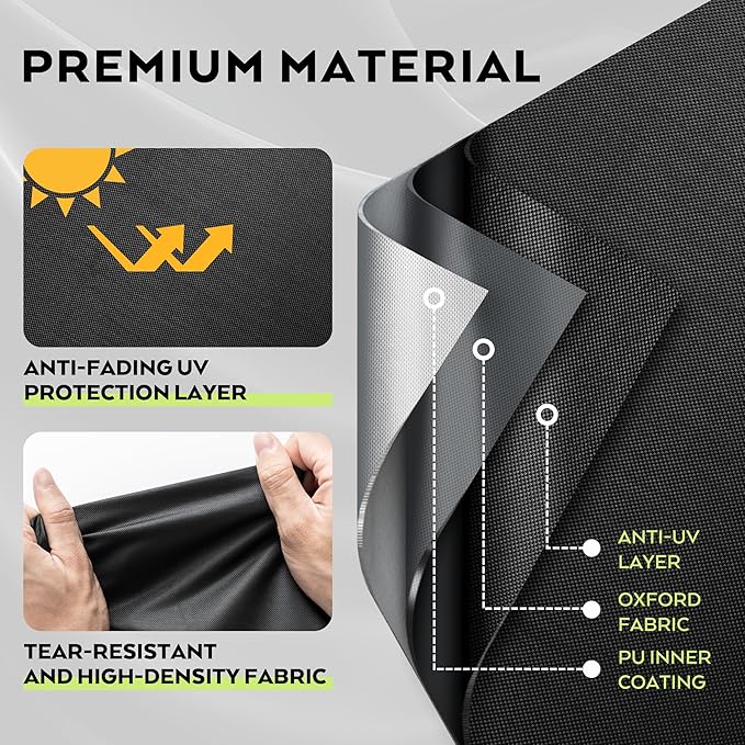 Smoker Cover for Pit Boss PBV3G1 Smoker Grill, Outdoor Grill Cover for Pit Boss Vertical Smoker Grill-23 L x 22" D x 47" H