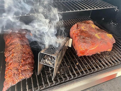 Pellet Smoker Tube - Refillable - Hot or Cold Smoking - Stainless Steel - Made in the USA!