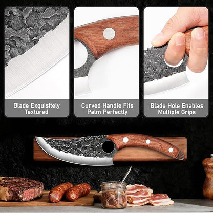 Fathers Day Gift from Daughter/Wife, Chef Knife, Kitchen Knife for Cooking, Birthday Gifts for Men Husband Dad for Anniversary, Chopping, Japanese Steel Knife for Home, BBQ, Balance & Control, 6 Inch