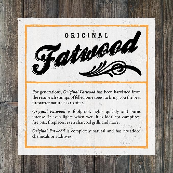 Fatwood Fire Starter Sticks 10lb Box - Indoor/Outdoor 100% All Natural Pine Fire Starters for Campfires, Fireplace, Firepit, or BBQ Grill - Kindling Wood Firewood Lighter by Pure Garden, (Pack of 2)