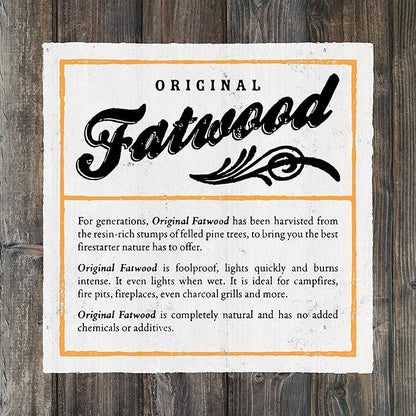Fatwood Fire Starter Sticks 10-lb Box 2-Pack - Indoor or Outdoor All Natural Pine Fire Starters for Campfires, Fireplace, Firepit, Wood Stove, or BBQ Grill - Kindling Wood Firewood by Pure Garden