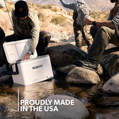 Igloo Marine Cooler | Insulated Hard Shell Ice Chest |Great for Fishing, Camping, Boating, & More
