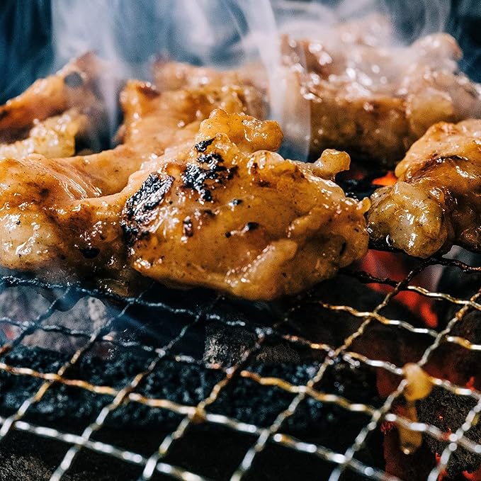 Japanese BBQ Charcoal Grill - Shichirin, Konro, Hibachi, Tabletop Barbecue - White - Made in Japan - 6.3 x 11.8 in