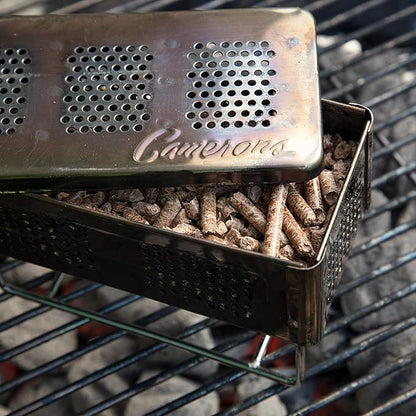 Camerons Smoking Wood Pellets (Apple, 1 Pint) - Kiln Dried BBQ Pellets - 100% All Natural Barbecue Wood for Smoker Grill, Pellet Grill & Fire Pit - Infuse Smokey Flavor in Food - Grilling Gift for Dad