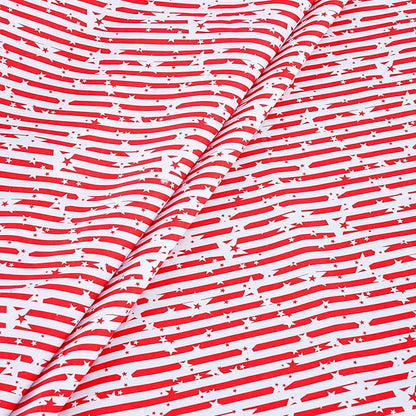 American Flag 4th of July Table Cloth - Memorial Day Red Striped Table Cloths Print Star Kitchen Dining Table Decoration for Home Party Decor 58x120 Inch