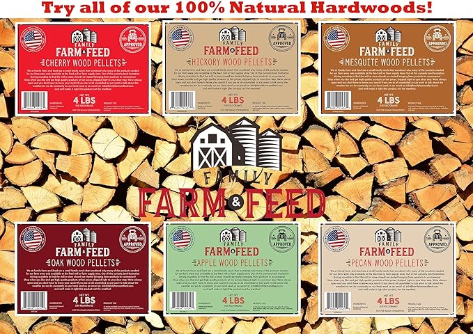 | Hardwood Natural BBQ Grill Smoke Bake | Pecan | Pellets | 4 Pound Pel Bag