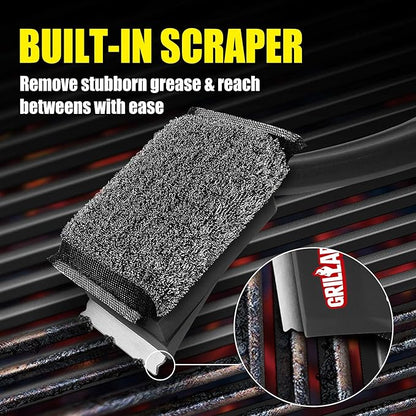 GRILLART SteamWizards Grill Brush Replacement Pad, 1 PCS