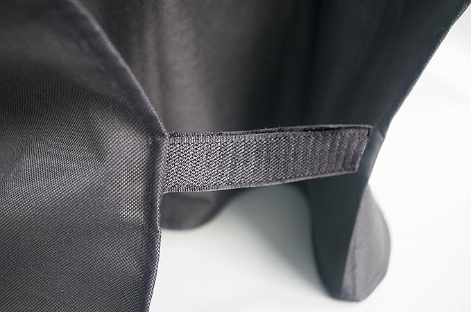 iCOVER Grill Cover, Fits for Dyna-Glo DGSS1382VCS-D and DGSS1382VCS, Heavy Duty Vertical Offset Charcoal Smoker Grill Cover, Waterproof Smoker Cover, BBQ Grill Cover for Outdoor Grill, Black