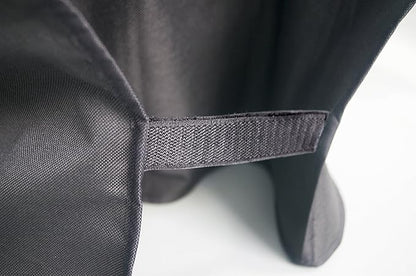 iCOVER Grill Cover, Fits for Dyna-Glo DGSS1382VCS-D and DGSS1382VCS, Heavy Duty Vertical Offset Charcoal Smoker Grill Cover, Waterproof Smoker Cover, BBQ Grill Cover for Outdoor Grill, Black