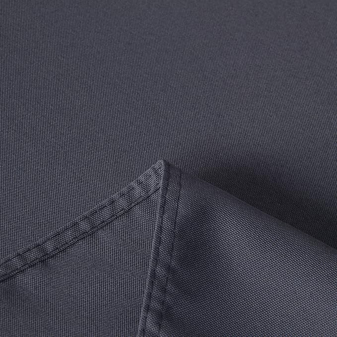 sancua Rectangle Tablecloth - 60 x 120 Inch - Stain and Wrinkle Resistant Washable Polyester Table Cloth, Decorative Fabric Table Cover for Dining Tables, Buffet Parties and Camping, Grey