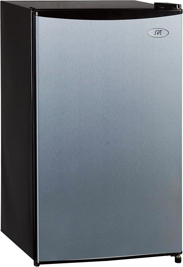 SPT RF-334SS Compact Refrigerator, 3.3 Cubic Feet, Stainless Steel, Energy Star