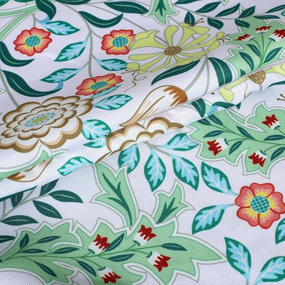 SUQ I OME Outdoor Tablecloth, Yellow Flora, 60'' Round with Zipper | zippered patio tablecloths