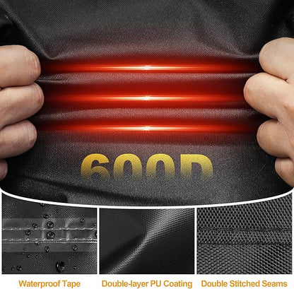 Kipiea Single Shelf Griddle Cover for Blackstone 22" & 28" Griddle, Heavy Duty Tear & Fade Resistant and Waterproof for Blackstone 1529/1517 with Buckles and Drawstrings