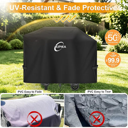600D Pellet Grill Cover for Camp Chef Woodwind 24, Woodwind Pro 24, Waterproof BBQ Smoker Cover, UV Resistant, No Tear, No Fading