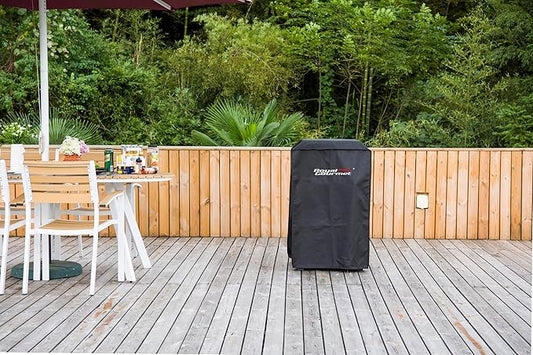 Royal Gourmet CR2301 23 Inch Electric Smoker Cover, Durable Oxford Polyester Vertical Electric Smoker BBQ Grill Cover, 22.44" L x 18.50" W x 33.86" H, Black