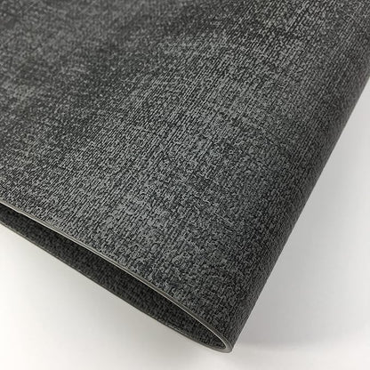 WAZAIGUR Waterproof Easy to Clean Non-Slip Heat Resistant Thick Faux Leather Placemats for Dining Table Set of 8,Grey