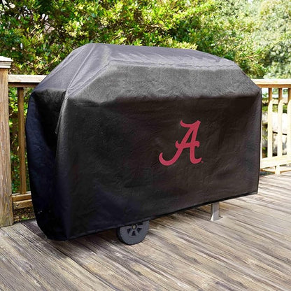 FANMATS 41195 Alabama Rectangular Grill Cover - Fits 3 and 4 Burner Grills - 68in x 21in x 35in