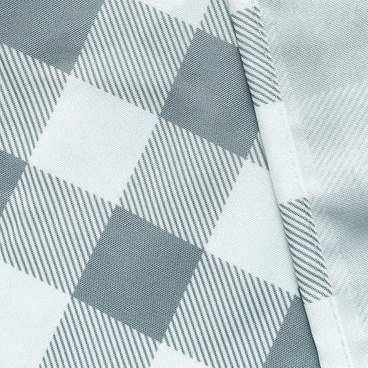 Waterproof Plaid Tablecloth Fabric - Oblong 52x70 Inch Classic Buffalo Tartan Table Cloth for Indoor/Outdoor Use - Washable Tabletop Cover for Dinner, BBQs, and Parties