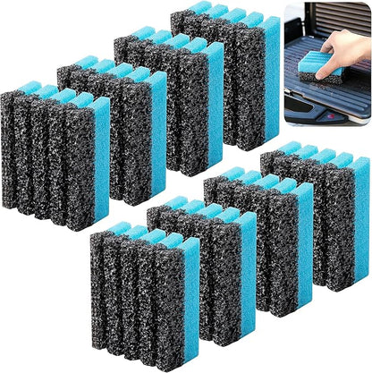 EBaokuup 8 Pcs Grill Plate Cleaning Sponge 12207, Electric Grill Cleaning Sponge with Grooves, Grill Cleaner Replacement Sponges for Indoor Outdoor Giddle