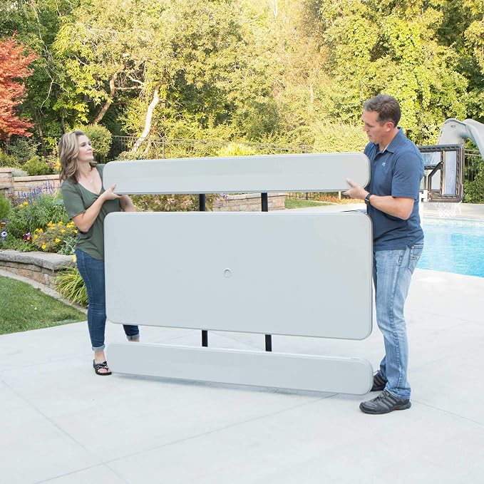 Lifetime Folding Picnic Table, 6-Foot