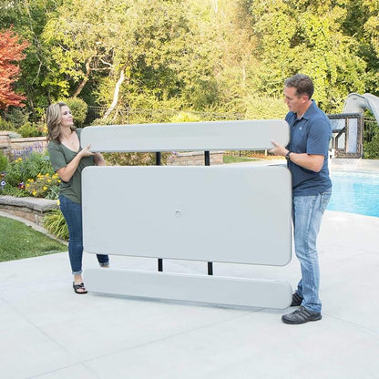 Lifetime Folding Picnic Table, 6-Foot
