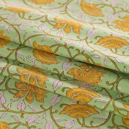100% Cotton Hand Block Printed, Tablecloth for Kitchen, Dining, Table Cover for Parties, Chritmas, Weddings, Barbecues and Summer picnics Table Cloth