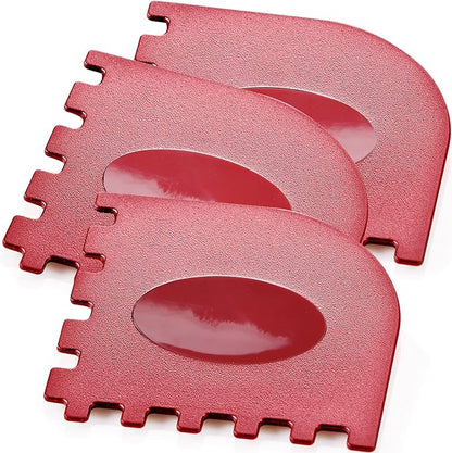3 Set Plastic Grill Pan Scraper Tool for Griddle Cleaner and Cast Iron Accessories - Kitchen Cleaning Tool Kit