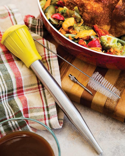 Fox Run Turkey Baster Set, Includes Injector and Cleaning Brush