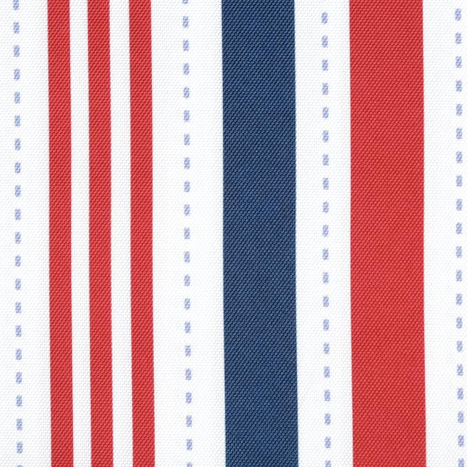 DII Patriotic Stripes Tabletop Collection, Stain Resistant & Waterproof, Tablecloth, 60x84, Red, White, & Blue