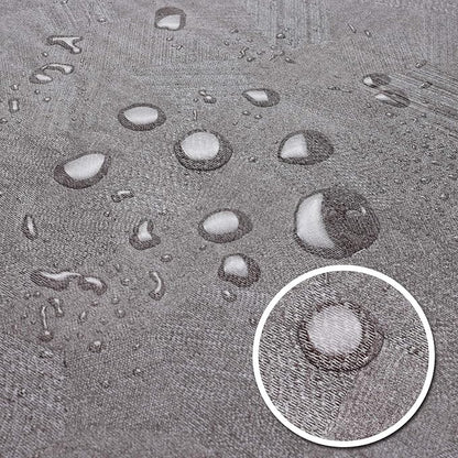AIRCOWRIE Waterproof Vinyl Tablecloths, Heavy Duty Oil Proof Spill Proof Plastic Table Cloth, Wipe Clean PVC Table Cover for Spring Indoor and Outdoor Use (Brown, 54”×78”, Rectangle)
