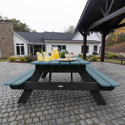 Highwood Hometown Picnic Table, 6 Foot, Shale