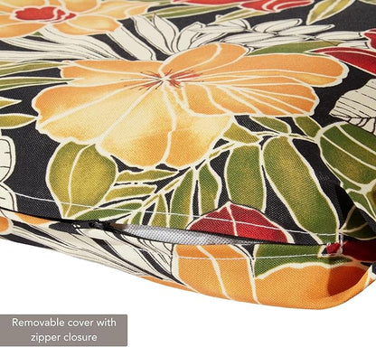 Outdoor Reversible Chaise Lounge Chair Cushion, Aloha