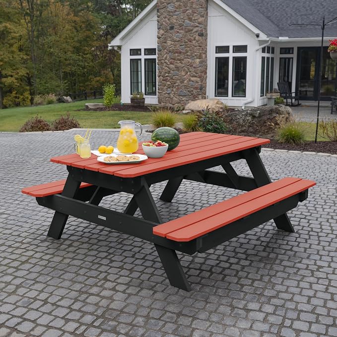 Highwood Hometown Picnic Table, 6 Foot, Jasper