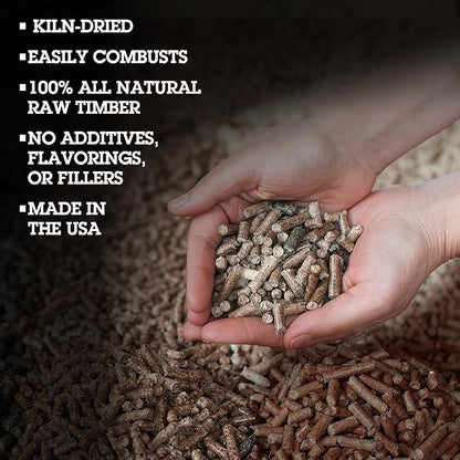Camerons Smoking Wood Pellets (Apple, Cherry, Competition Blend, Hickory, Mesquite, Pecan) - 8 Pint Value Pack - 100% All Natural Wood Pellets for Smoker & Pellet Grill - BBQ Grilling Gift Set for Dad