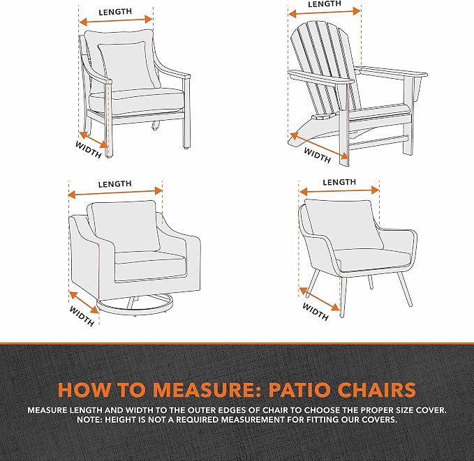 Modern Leisure Garrison Swivel Lounge Patio Chair Cover - Weather-Resistant Fabric - Outdoor Furniture Protection Perfect for Patio, Deck, and Porch - 37.5" L x 39.25" W x 38.5" H - Sandstone
