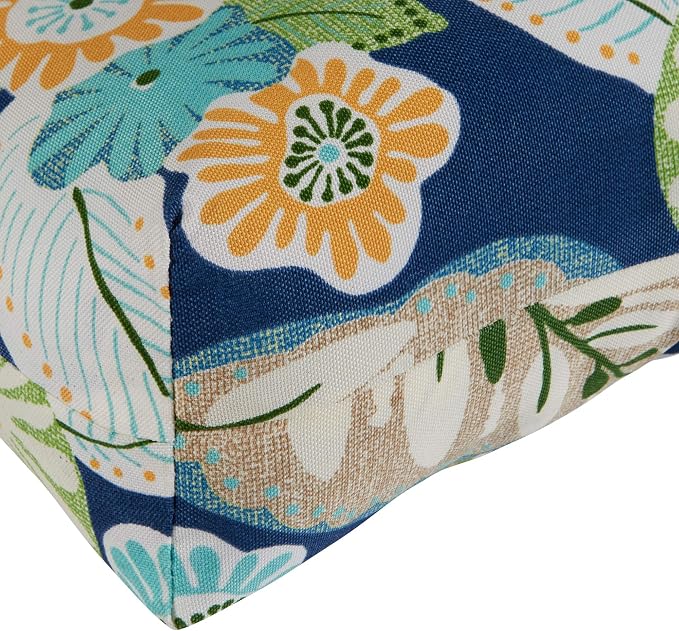 Greendale Home Fashions 72 x 22-inch Outdoor Chaise Lounge Cushion, Magnolia Floral