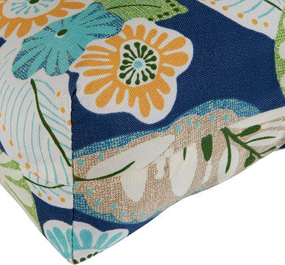 Greendale Home Fashions 72 x 22-inch Outdoor Chaise Lounge Cushion, Magnolia Floral