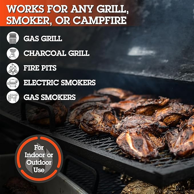 Steven Raichlen All Natural Hickory Wood Chunks for Smoking -420 Cu In Box or Bag, Approx 5 Lbs- Kiln Dried Large Cut BBQ Wood Chips for Smoker -Barbecue Chunks for Smoked Meat- Grilling Gifts for Men
