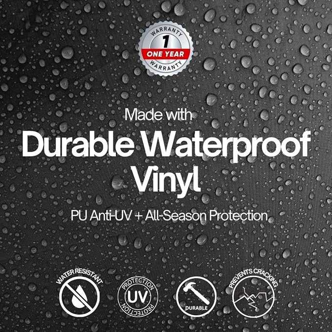 Formosa Covers Built in Side Burner Cover Waterproof Vinyl, Outdoor Grill Side Burner Cover Soft Lined BBQ Cover for Viking Lynx Weber Char Broil Nexgrill Napoleon KitchenAid, 19.5" W x 33.5" D