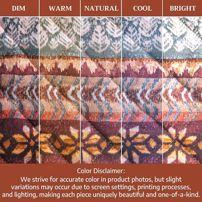 Maison d' Hermine Pot Holders 100% Cotton Potholders (8" x 8", Pack of 2) | Heat Resistant Hot Pads with Loop BBQ Cooking Baking Hotel Kitchen Handling Hot Pans Thanksgiving Christmas - Fair Isle