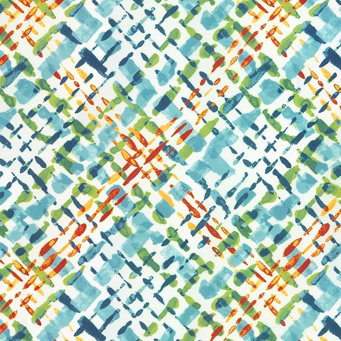 LVTXIII Outdoor Lumbar Pillow Covers, Patio Decorative Lumbar Pillow Cases ONLY, Fluffy Fade-Resistant Lumbar Cushion Cases for Home Balcony and Garden, 12x20 Inch, Pack of 2, Acapa Opal Geometric