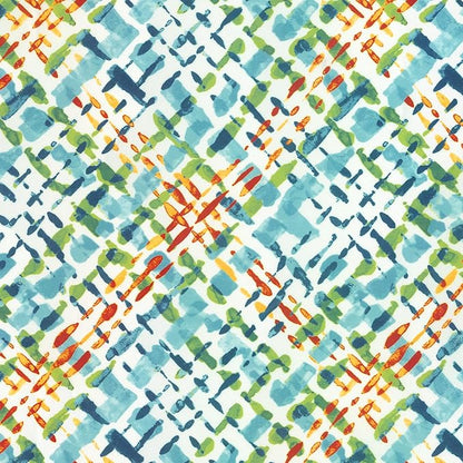 LVTXIII Outdoor/Indoor Lumbar Pillows, Decorative Patio Lumbar Cushions, Fluffy Water Repellent Garden Cushions for Home Patio Coach Sofa Use, 12×20 Inch, Pack of 2, Acapa Opal Geometric