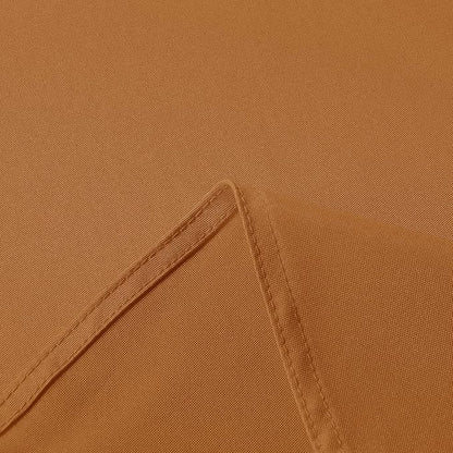 sancua Tablecloth Rectangular - 60 x 120 Inch - Stain and Wrinkle Resistant Washable Fabric Fall Table Cloth Rectangle, Thanksgiving Decorative Polyester Table Cover for Dining, Parties, Bronze