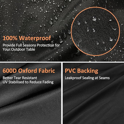 Built-in Grill Cover for Napoleon Prestige PRO 500, Prestige 500 Built-in Gas Grills, 600D Heavy Duty PU Material Wateproof Island BBQ GrillTop Cover, Outdoor Kitchen Grill Head Accessory