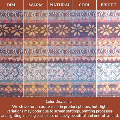 Maison d' Hermine Pot Holders 100% Cotton Potholders (8" x 8", Pack of 1) | Heat Resistant Hot Pads with Loop BBQ Cooking Baking Hotel Kitchen Handling Hot Pans Thanksgiving Christmas - Fair Isle