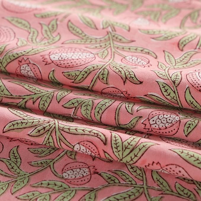 100% Cotton Hand Block Printed, Tablecloth for Kitchen, Dining, Table Cover for Parties, Chritmas, Weddings, Barbecues and Summer picnics Table Cloth