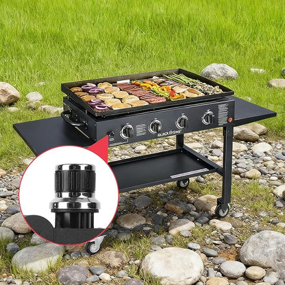 Grill Igniter Kit for Blackstone 36 Inch Griddle Igniter Replacement, Updated Universal 4-Outlet Electronic Ignitor Kit for Blackstone Griddle 36 inches Accessories, AA Battery Required