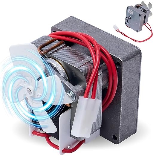 [2025 Upgraded] BlueStars 2.0RPM Grill Auger Motor Replacement Parts for Pit Boss, Traeger, Camp Chef, Z and Nexgrill Wood Pellet Grill Smoker - Universal Barbecue Auger Motor 120V 60Hz 2 Pole