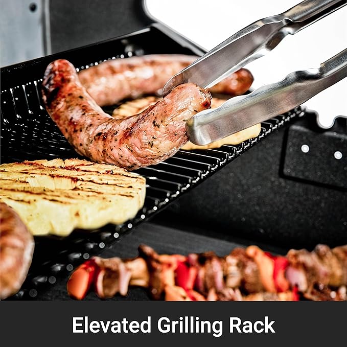 Broil King 865367 Crown S 440 4-Burner Natural Gas Grill in Stainless Steel with Side Burner